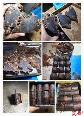沉香是如何開料的?沉香開料現場(多圖)